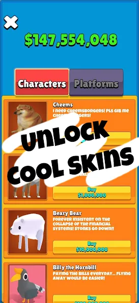 Stonks To The Moon (Стонкс ту зе Мун стоки на Луну)  [МОД Unlocked] Screenshot 4