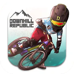 Скачать взлом Downhill Republic (Даунхилл Республик)  [МОД Много монет] на Андроид