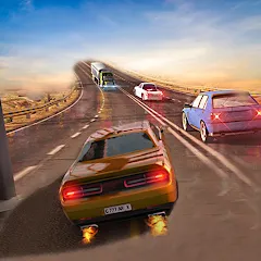 Скачать взлом Car Highway Racing for Speed (Трафик Рейсер Трафик игры)  [МОД Все открыто] на Андроид