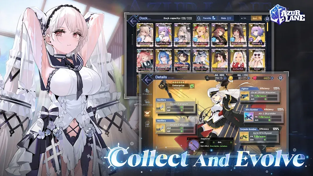 Azur Lane (Азур Лейн)  [МОД Много денег] Screenshot 2