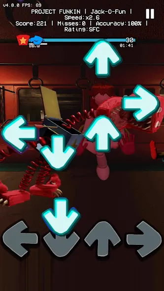 Funk Playtime Music Adventure (Сик Кул Дельтаруне БФ Мод)  [МОД Меню] Screenshot 3