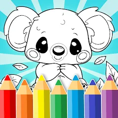 Скачать взлом Animal coloring pages [МОД Бесконечные монеты] на Андроид