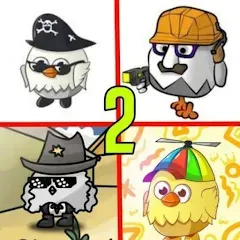 Скачать взлом Угадай ютубера Chicken Gun 2 [МОД Все открыто] на Андроид