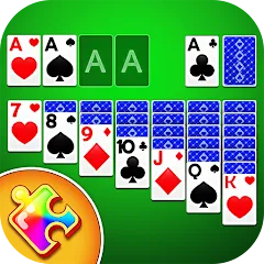 Скачать взлом Solitaire Puzzle : Card Jigsaw (Солитер головоломка) [МОД Все открыто] на Андроид