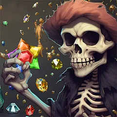 Взлом Jewels Ghost Ship: jewel games (Джуэлз Гост Шип)  [МОД Много монет] - полная версия apk на Андроид