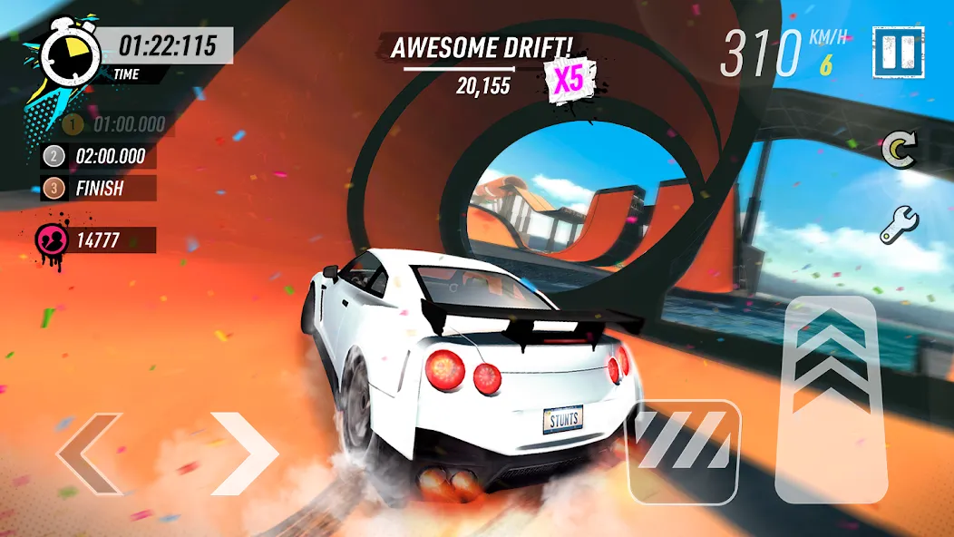 Car Stunt Races: Mega Ramps (Кар Стант Рейсы)  [МОД Unlocked] Screenshot 1