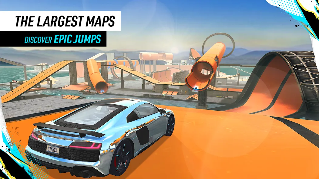 Car Stunt Races: Mega Ramps (Кар Стант Рейсы)  [МОД Unlocked] Screenshot 3