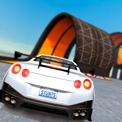 Скачать взлом Car Stunt Races: Mega Ramps (Кар Стант Рейсы)  [МОД Unlocked] на Андроид