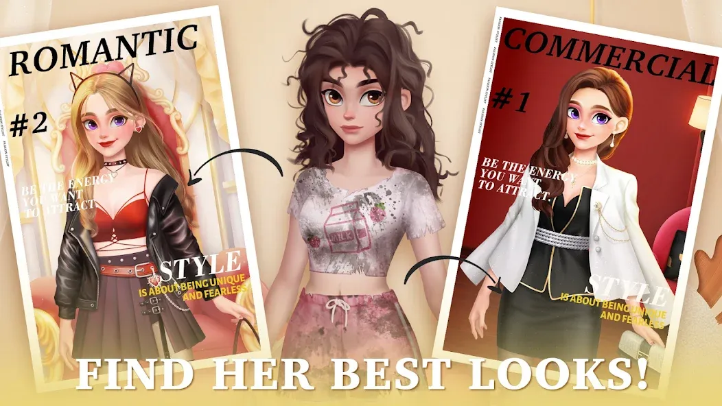 Fantasy Stylist: Match 3 (Фантазийный стилист)  [МОД Menu] Screenshot 2