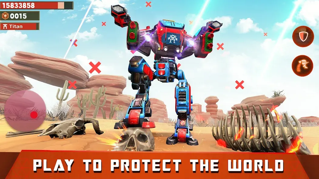 Mech Robot Wars - Multi Robot  [МОД Unlimited Money] Screenshot 3
