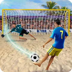Скачать взлом Shoot Goal - Beach Soccer Game (Шут)  [МОД Mega Pack] на Андроид