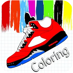 Скачать взлом Basketball Shoes Coloring Book (Раскраска кроссовок для баскетбола)  [МОД Unlimited Money] на Андроид