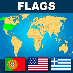 Скачать взлом Geography: Flags Quiz Game  [МОД Unlimited Money] на Андроид