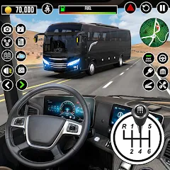 Скачать взлом Bus Driving School : Bus Games [МОД Меню] на Андроид