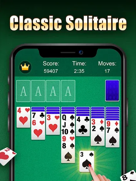 Solitaire  [МОД Бесконечные деньги] Screenshot 5