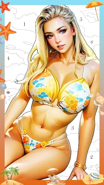 Holiday Relax Coloring Games  [МОД Unlocked] Screenshot 1