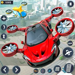 Скачать взлом Flying Car Robot Game Car Game  [МОД Бесконечные монеты] на Андроид