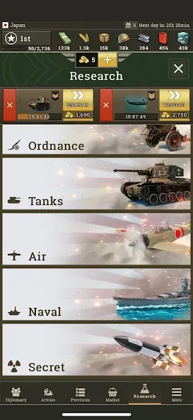 Call of War: Frontlines  [МОД Много денег] Screenshot 4