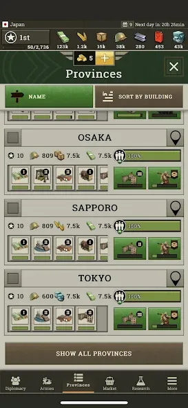 Call of War: Frontlines  [МОД Много денег] Screenshot 5