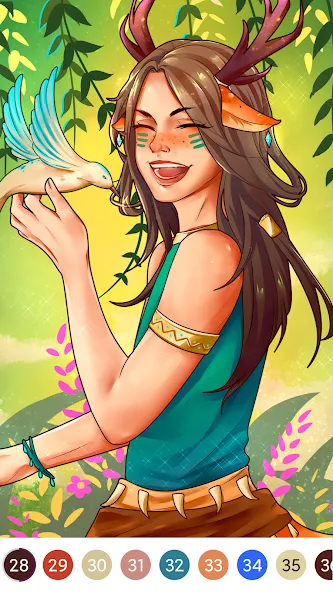 Color.Me: Coloring Puzzle  [МОД Unlocked] Screenshot 1