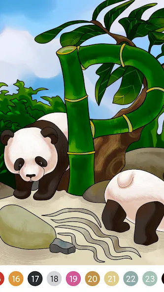 Color.Me: Coloring Puzzle  [МОД Unlocked] Screenshot 2