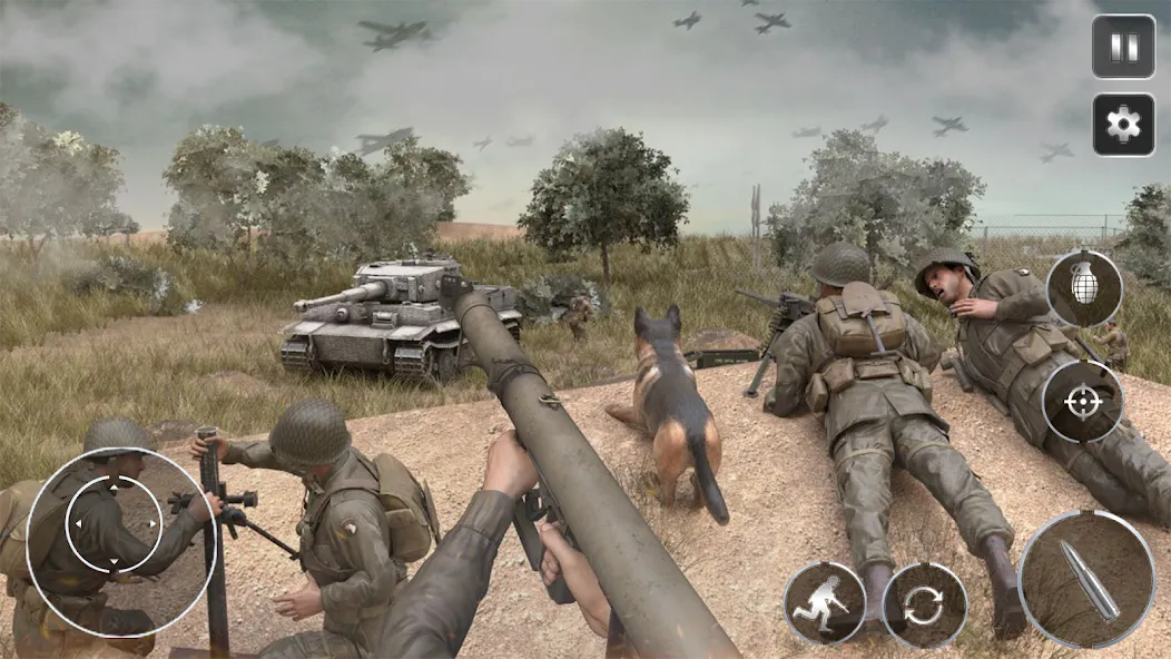 Call Of Courage : WW2 Shooting  [МОД Menu] Screenshot 3