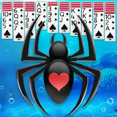 Скачать взлом Spider Solitaire [МОД Много монет] на Андроид