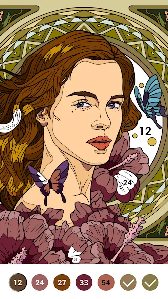 Casual Color - Color by Number  [МОД Unlimited Money] Screenshot 1