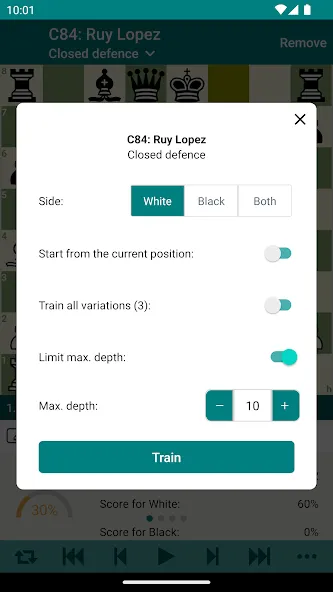 Chess Opener Lite (Шахматный Открыватель Лайт)  [МОД Бесконечные монеты] Screenshot 3