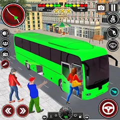 Скачать взлом City Bus Simulator 3D Bus Game (Симулятор городского автобуса 3D игра) [МОД Бесконечные деньги] на Андроид