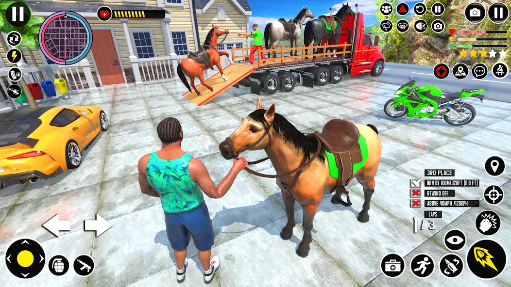 Animal Transport Truck Game 3D (Игра Грузовик для перевозки животных)  [МОД Много денег] Screenshot 2