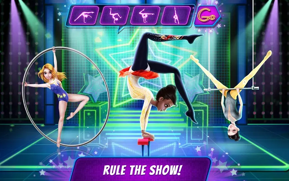 Acrobat Star Show - Girl Power  [МОД Unlimited Money] Screenshot 1