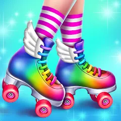 Скачать взлом Roller Skating Girls [МОД Бесконечные деньги] на Андроид