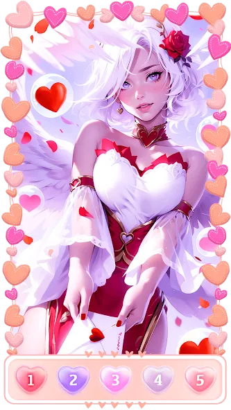 Love, Heart Coloring Book  [МОД Все открыто] Screenshot 2