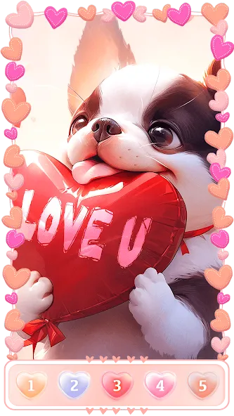 Love, Heart Coloring Book  [МОД Все открыто] Screenshot 5