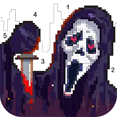 Скачать взлом Death Park Coloring Games (Дэт Парк игры раскраски)  [МОД Бесконечные монеты] на Андроид