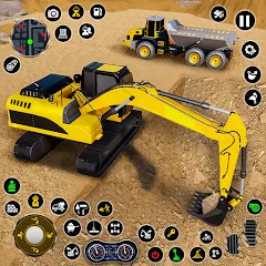 Скачать взлом Construction Dump Truck Game (Конструкционный симулятор самосвала)  [МОД Unlimited Money] на Андроид