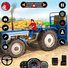 Скачать взлом Tractor Simulator Farm Games (Фарминг игры)  [МОД Много монет] на Андроид