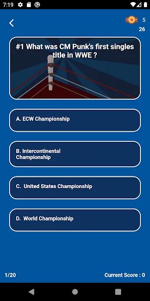 World Wrestling Trivia (Уорлд Рестлинг Тривия)  [МОД Меню] Screenshot 4