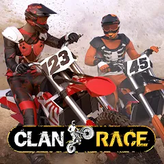 Скачать взлом Clan Race: PVP Motocross races (Клан Рейс) [МОД Бесконечные монеты] на Андроид