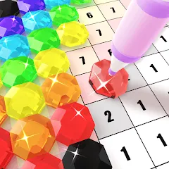 Скачать взлом Diamond Painting by Number (Даймонд пейнтинг по номерам) [МОД Unlocked] на Андроид