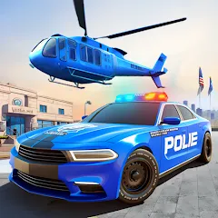 Скачать взлом US Police Car Transporter Game (Полицейский транспорт игры) [МОД Unlocked] на Андроид