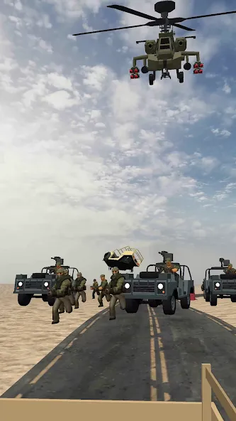 Rambo Shooter: Escape (Рамбо Шутер)  [МОД Menu] Screenshot 3