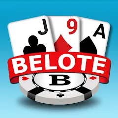 Скачать взлом Blot Belote Coinche Online [МОД Много денег] на Андроид