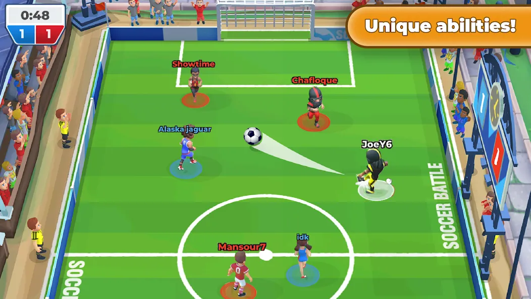 Soccer Battle -  PvP Football  [МОД Много денег] Screenshot 3