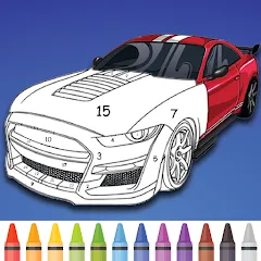 Скачать взлом Cars Color By Number (Цветные машины по номерам)  [МОД Бесконечные деньги] на Андроид