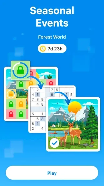 Sudoku.com - Classic Sudoku  [МОД Бесконечные деньги] Screenshot 3