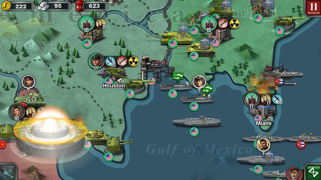 World Conqueror 3-WW2 Strategy (Ворлд Конкерор 3)  [МОД Unlocked] Screenshot 3