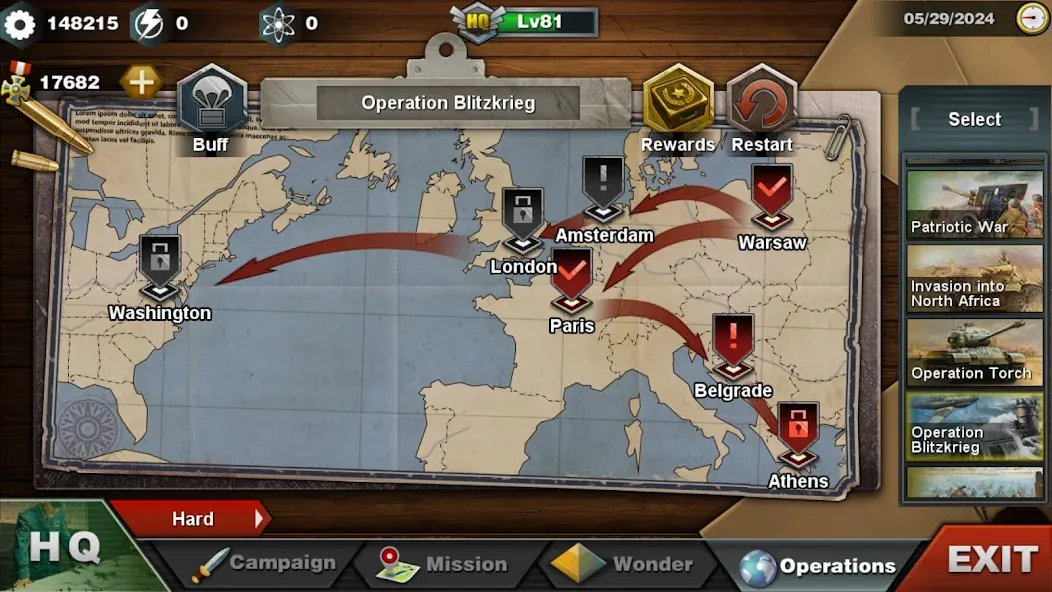 World Conqueror 3-WW2 Strategy (Ворлд Конкерор 3)  [МОД Unlocked] Screenshot 4