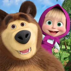 Скачать взлом Masha and the Bear Educational [МОД Бесконечные деньги] на Андроид
